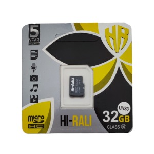 Карта памяти Micro SD 32GB (10) (-adapter) Hi-Rali UHS-lII - фото