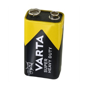 6F22 Батарейки Varta Super HD крона по 1шт/цена за 1 бат. - фото