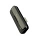 Адаптер iPhone Lightning - 2 x Lighting Hoco LS27 (зарядное+наушники) серый - фото 1
