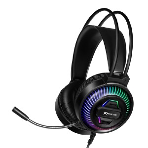 Наушники компьютерные XTRIKE GH-510 USB/LED RGB подсветка черные 2,1м - фото