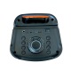 Колонка чемодан Hoco HA6 проводной микрофон/RGB с пультом/BTv5.3/TWS/FM/TF/USB/AUX черная 42х21х19 см - фото 2