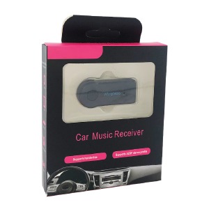 BT адаптер-3,5 Car Wireless BT3.0+EDR/mic черный - фото
