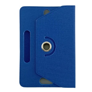 Чехол для планшета 7-8" поворотный 360 Тканевой синий - фото