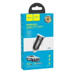 АЗУ USB блочек 3.0A 1USB+PD-20w Hoco Z32b Quick Charge 3.0 черное - фото