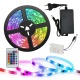 LED лента 5050 RGB/16 colors/5м/от сети (разъем DC12V)/управление через телефон/пульт/контроллер - фото 1