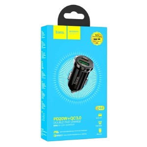 АЗУ USB блочек 3.0A 1USB+PD-20w Hoco Z44 Quick Charge 3.0 черный - фото