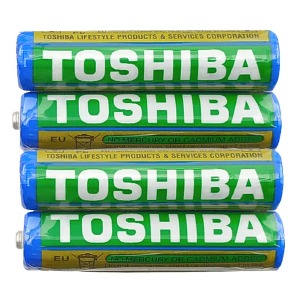 R03 Батарейки Toshiba HD AAA по 4 шт(мизинчиковые)/цена за 1 бат. - фото