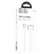 Кабель для ноутбука (MacBook) Hoco X103 Type-C to MagSafe3 магнитный тканевой белый 2м - фото 1