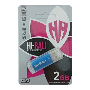 USB 2GB 2.0 Hi-Rali Rocket Series синяя - фото
