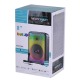 Колонка чемодан GTS-1726 Bluetooth 8&quot; 36x24x18 см USB/TF/BT/FM/AUX/RGB/микрофон черная - фото 1