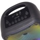 Колонка чемодан GTS-1726 Bluetooth 8&quot; 36x24x18 см USB/TF/BT/FM/AUX/RGB/микрофон черная - фото 2