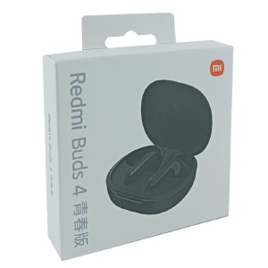 Bluetooth Air Pods Xiaomi Redmi Buds 4 Lite (вкладыши) черные - фото