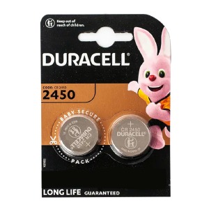 Батарейки CR2450 Duracell литиевые по 2 шт/цена за 1 бат.(20) - фото