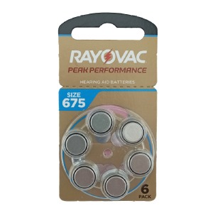 Батарейки PR-44/V675/ZA675 Varta/Rayovac 1.4v (слуховой аппарат) по 6шт/цена за 1 бат. - фото