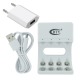 Зарядное для аккумуляторов BTY(EU) LXB351 (4 R3/R6/MicroUSB Input)+ MicroUsb cable и блочек - фото 1