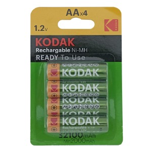 Аккумуляторы Kodak AA R6 по 4 шт(пальчиковые) 2100mA/цена за 1 бат.# - фото