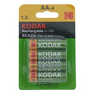 Акумулятори R6 Kodak AA по 4 шт (пальчикові) 2100mA/ціна за 1 бат. - фото