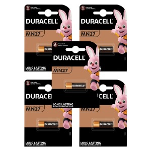 Батарейки 27A Duracell MN27/A27/27A/V27A/8LR732 12V щелочные (сигнализация) по 5 шт/цена за 1 бат. (10) - фото