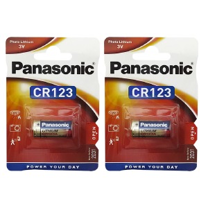 Батарейки CR123/CR123A/CR17345 Panasonic по 2 шт/цена за 1 бат. - фото
