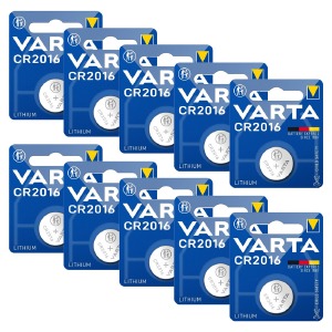 Батарейки CR2016 Varta литиевые по 10 шт/цена за 1 бат. - фото