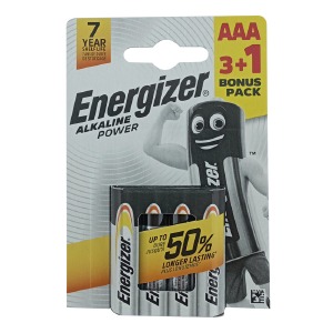 LR03 Батарейки Energizer industrial Power ААА по 4шт (мизинчиковые)/цена за 1 бат. - фото