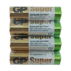 LR06 Батарейки GP SUPER щелочная по 4шт(пальчиковые)/цена за 1 бат. - фото
