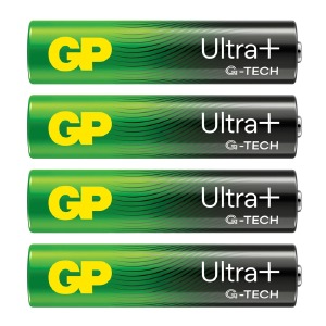 LR03 Батарейки GP Ultra Plus щелочная по 4шт(мизинчиковые)/цена за 1 бат. - фото