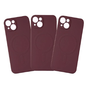 Накладка MagSafe FULL Protection "Soft Touch" iPhone 12 Bordo - фото