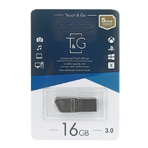USB 16GB 3.0 T&G 114 metall черная - фото