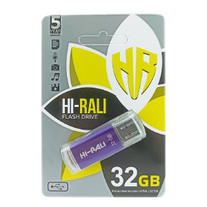 USB 32GB 2.0 Hi-Rali Rocket Series фиолетовый - фото