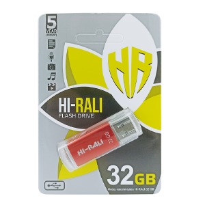 USB 32GB 2.0 Hi-Rali Rocket Series красная - фото