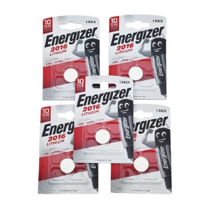 Батарейки CR2016 Energizer литиевые по 5 шт/цена за 1 бат. - фото