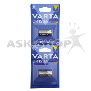 Батарейки CR123/CR123A/CR17345 Varta литиевые по 2 шт/цена за 1 бат. (10) - фото