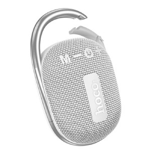 Колонка Hoco HC17 5W/BT5.3/USB/microSD/FM/500mAh/TWS 13,3x8,5x4,9см серая - фото