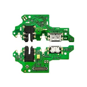 Разъём зарядки (Charger connector) Huawei Honor 9X с нижней платой и элементами - фото