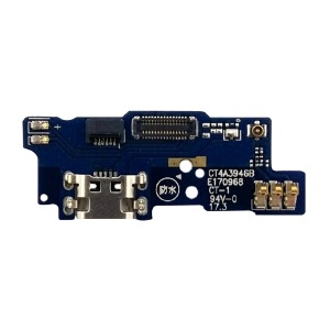 Разъем зарядки (Charger connector) Meizu M5с  на плате с микрофоном и компонентами - фото