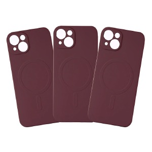 Накладка MagSafe FULL Protection "Soft Touch" iPhone 13 Pro Max Bordo - фото