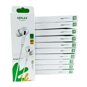 `SET Hands Free 3.5 Gerlax E3 airpods pro style белые 1,2м (10ШТ!!!+1ШТ ПОДАРОК) - фото