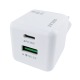 Блочек USB Gerlax GA-41S 3A/1USB/QC3.0/PD25W белый - фото 2