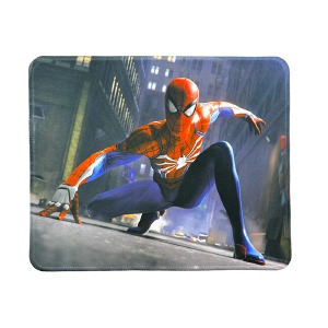 Коврик для мышки 250x210мм персонаж Spider Man с боковой прошивкой, антискользящая основа - фото