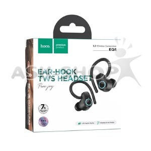 Hands Free Bluetooth Hoco EQ8 TWS/BT5.3/40MAh/500mAh/LED дисплей черные (14) - фото