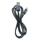 Кабель iPhone Lightning Gerlax L36L 8А/30W черный 1м - фото 1