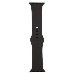 Ремешок для Apple Watch 38/40/41mm силиконовый (24) серо-коричневый L  - фото