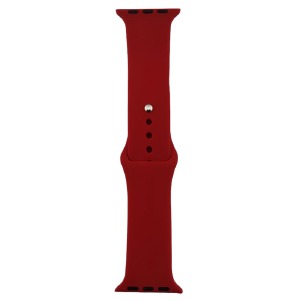 Ремешок для Apple Watch 38/40/41mm силиконовый (23) паприка L - фото
