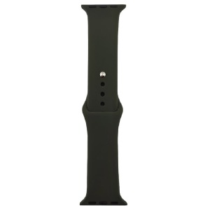 Ремешок для Apple Watch 38/40/41mm силиконовый (22) хаки L - фото