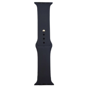 Ремешок для Apple Watch 38/40/41mm силиконовый (22) графит L - фото