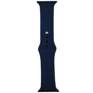 Ремешок для Apple Watch 38/40/41mm силиконовый (09) сине-зеленый L - фото