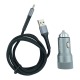 АЗУ Type-C Gerlax GC-15 1USB+PD20w QC3.0 38w-6А металл серый - фото 1