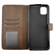 Чехол-книжка Flip Cover LEATHER Samsung A25 5G/A256 темно-коричневый - фото 1