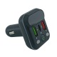 FM модулятор Gerlax GC-M5 12-24V/5A/2USB/PD/MicroSD/BT5.0/RGB/LCD дисплей черный - фото 1